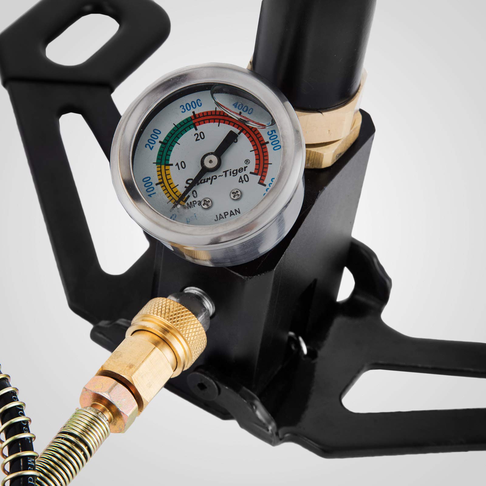 VEVOR 3-Stage PCP Hand Pump | 4500PSI Stainless Steel Air Rifle Stirrup Pump