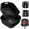 Jolof Store Silicone Air Fryer Liners for Russell Hobbs 4L & 4.3L - 2 PCS