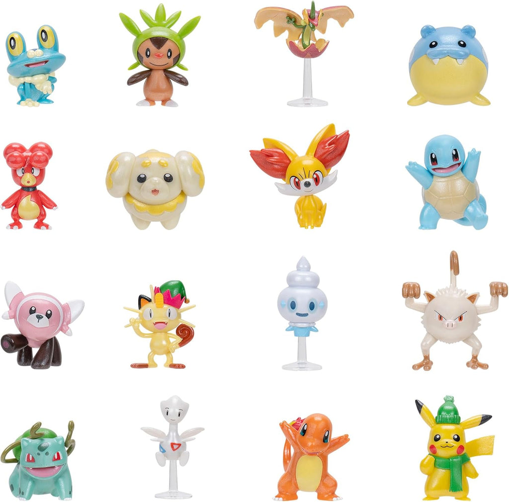 Pokémon Holiday Advent Calendar – 24 Pearlescent Figures by Jazwares