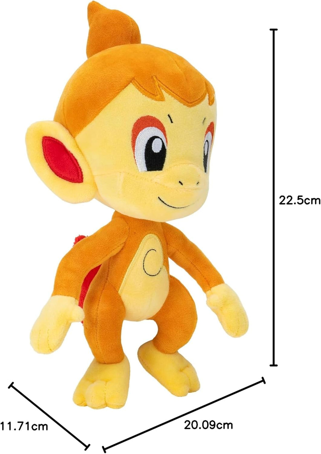 Pokémon 8-Inch Plush Toy by Snaps – Soft Piplup or Chimchar Stuffed Animal