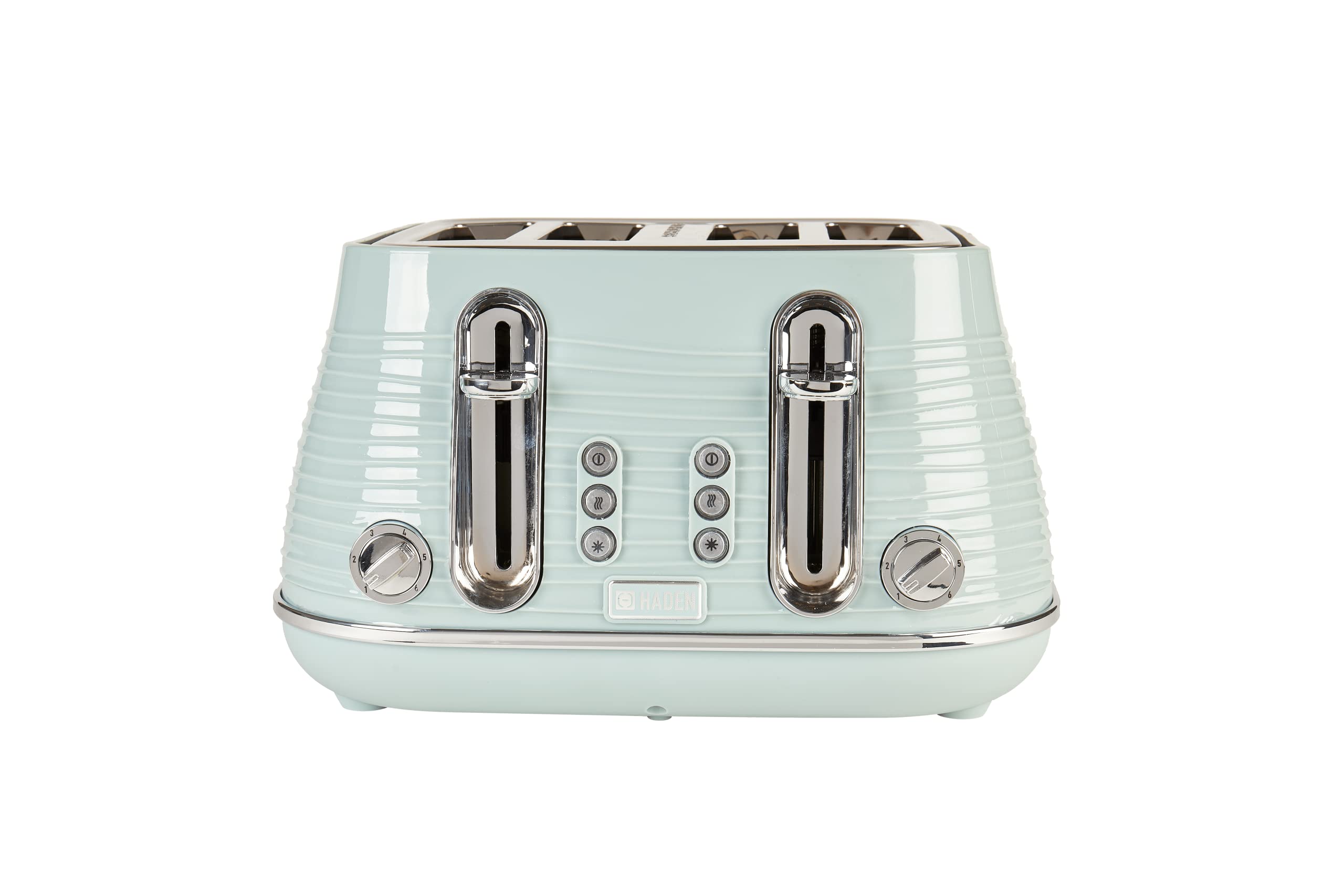 Haden Devon 4-Slice Toaster – Eucalyptus Green Retro Wide Slot