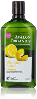 Avalon Organics Clarifying Lemon Shampoo | Botanical Shine & Tone, 325ml