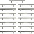 AwmnSrman Brushed Stainless Steel Kitchen Cupboard Handles - 15 Pack