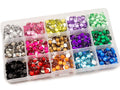 Summer-Ray 7mm Assorted Colour Rhinestones In Storage Box Value Pack N703