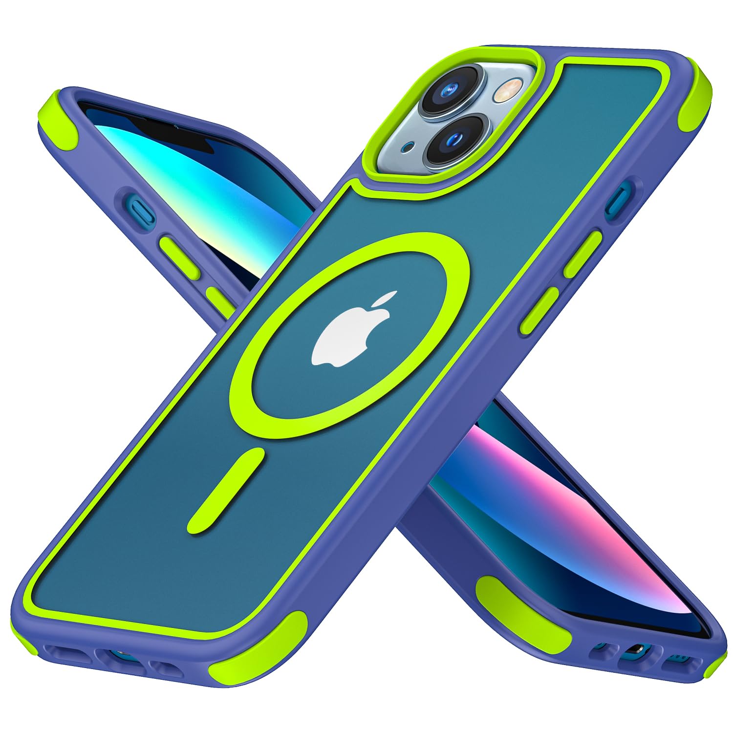 MobNano Magnetic Case for iPhone 13/14 | MagSafe Shockproof Silicone