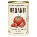 Eat Wholesome Organic Chopped Tomatoes – No Added Salt (Pack of 12)