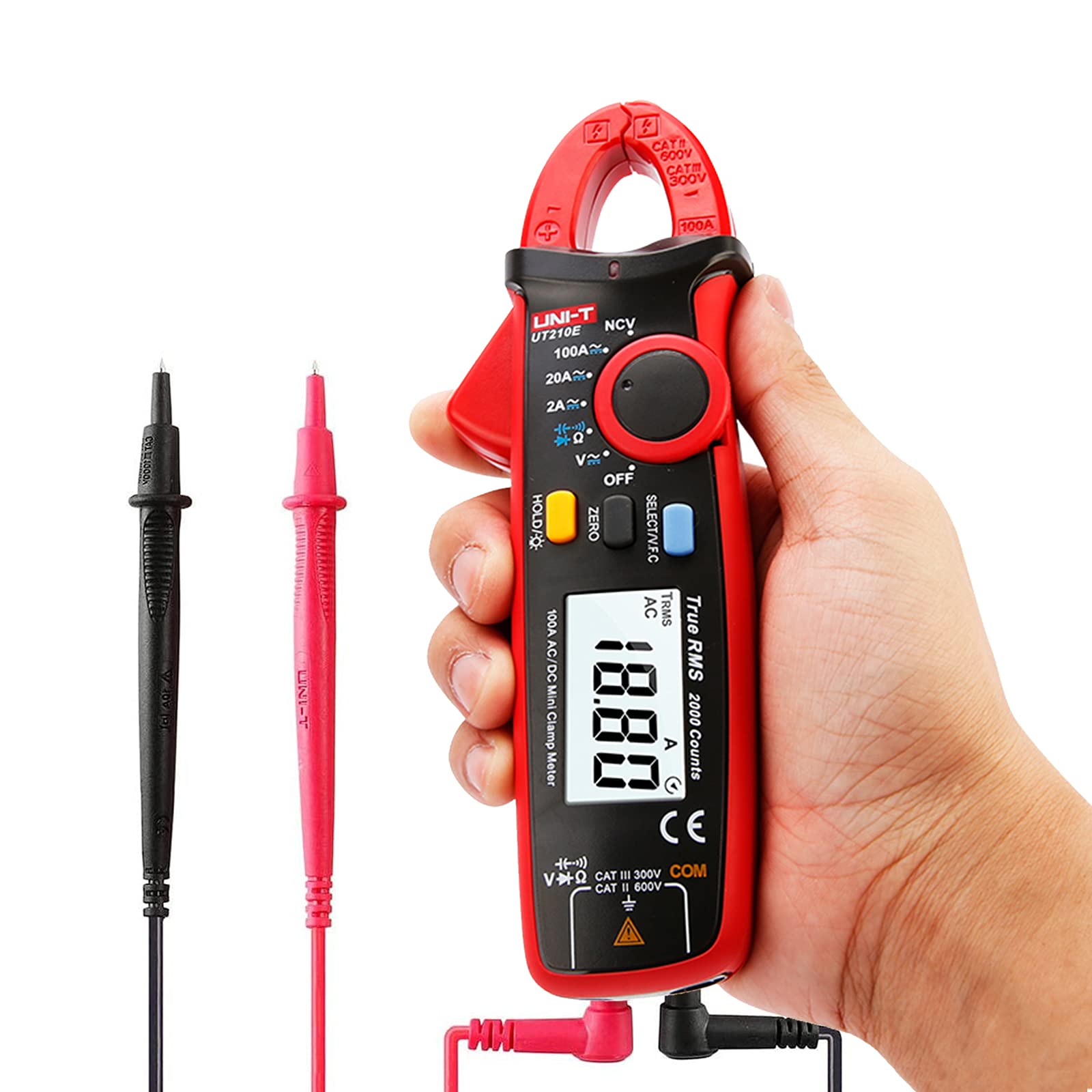 UNI-T UT210D Digital Clamp Meter | True RMS Multimeter & Tester