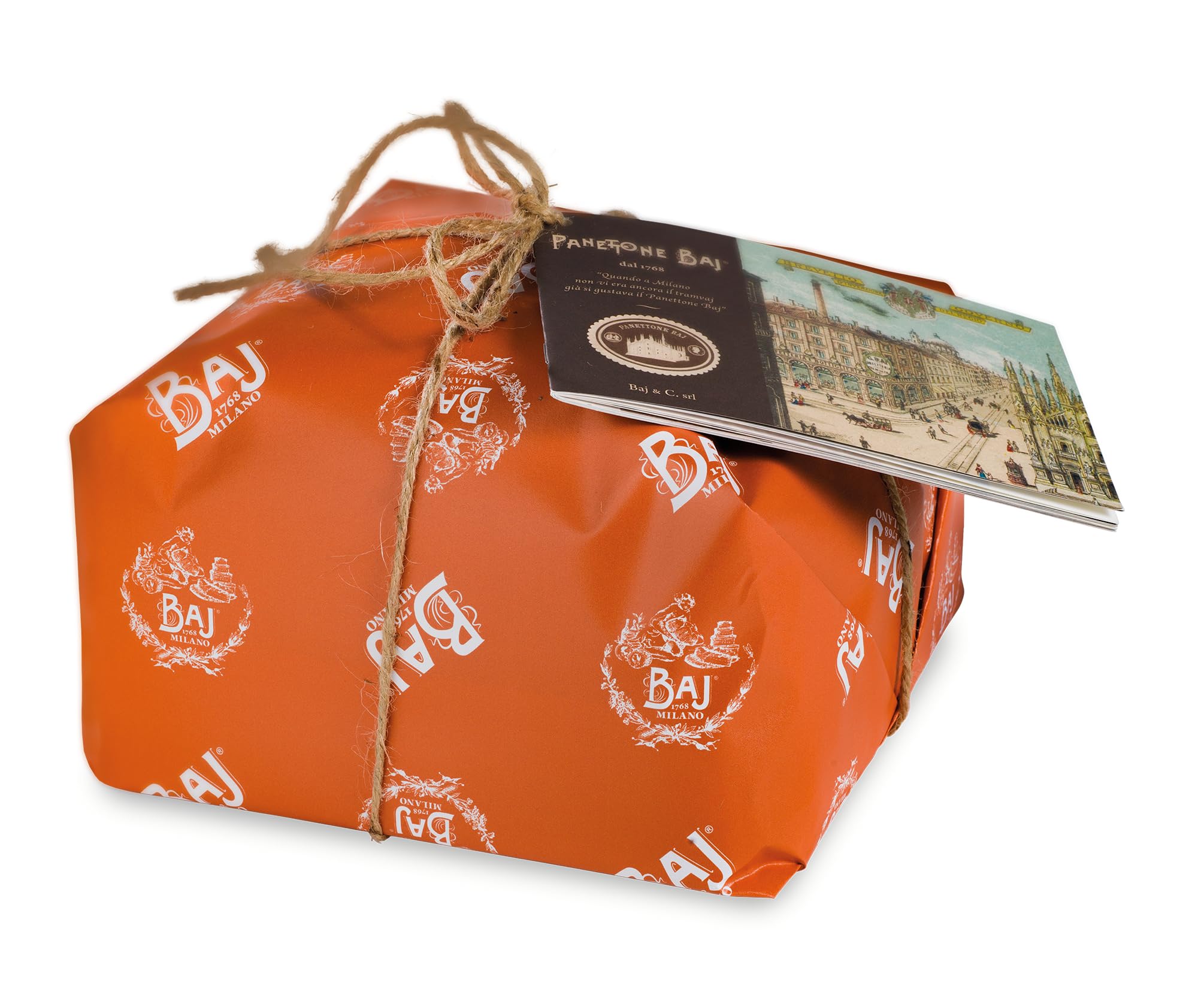 BAJ 1768 Panettone with Mugnaga Meneghina Apricot - 1 kg Italian Cake