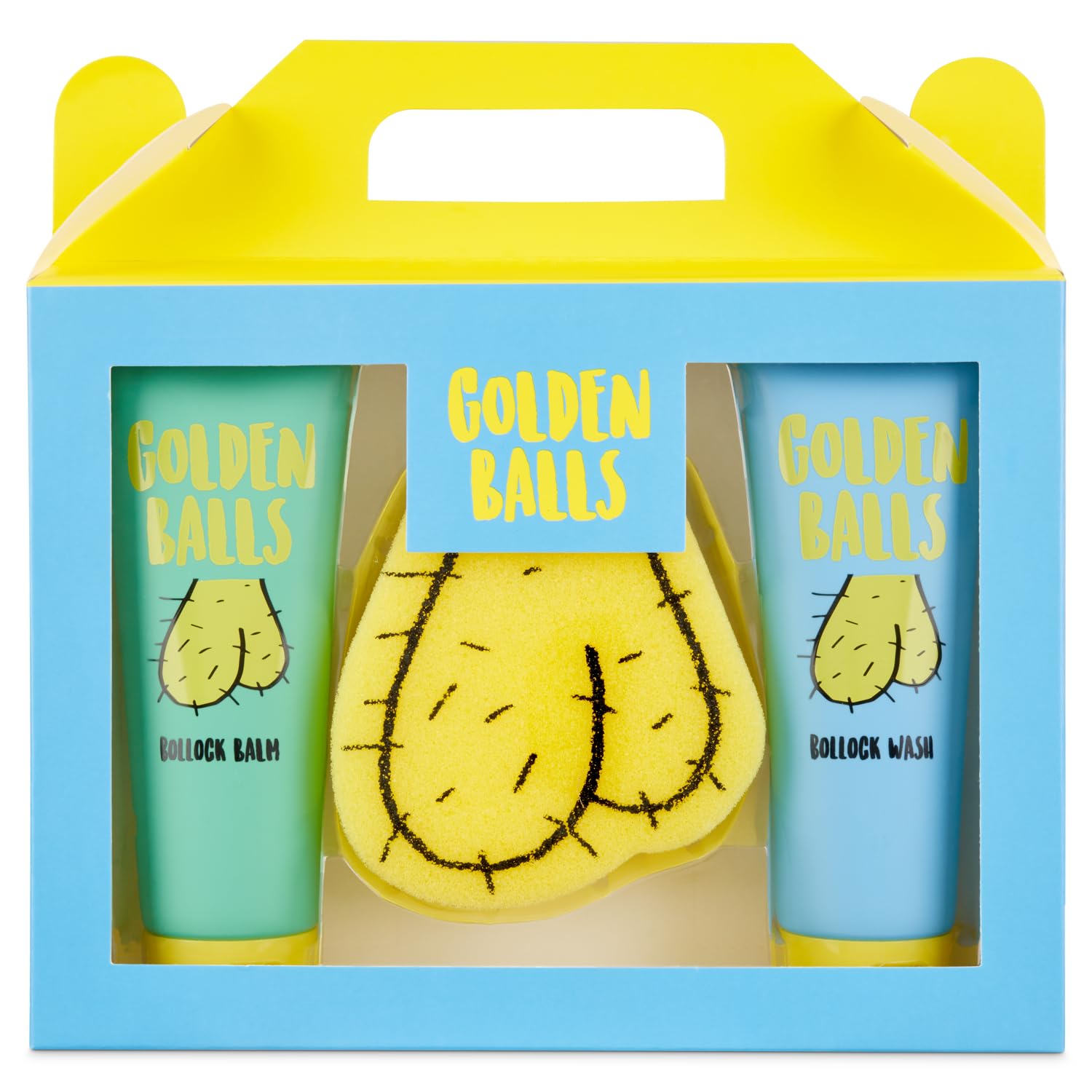 Jolof Store Golden Balls Men's Intimate Grooming Kit – 3-Piece Gift Set