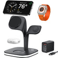 EXW 3-in-1 MagSafe Wireless Charging Station for iPhone and Apple Watch