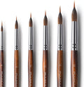 Fuumuui Professional Watercolour Brushes | 6pc Kolinsky Sable Liner Set