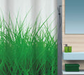 Spirella Grass Green Shower Curtain | 100% Polyester | 180cm x 200cm