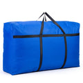YiMiLiu 180L Extra Large Storage Bag Waterproof Luggage Bag Heavy Duty Moving Bag blue