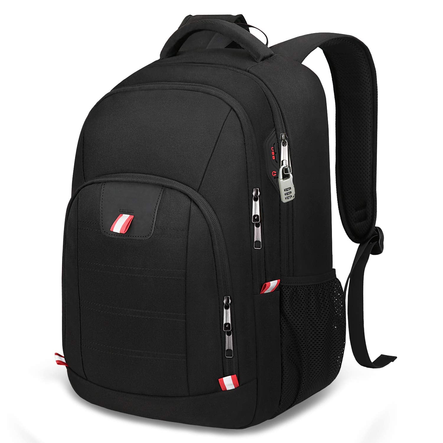 Della Gao Extra Large 17 Inch Laptop Backpack | Waterproof USB Travel Bag
