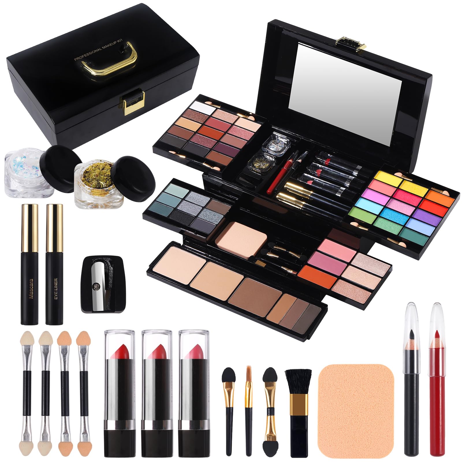 Professional Makeup Kit - 60 Color All-in-One Cosmetic Set