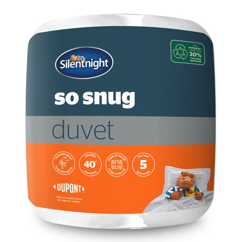 Silentnight So Snug 15 Tog Winter Duvet | Super-King White Quilt