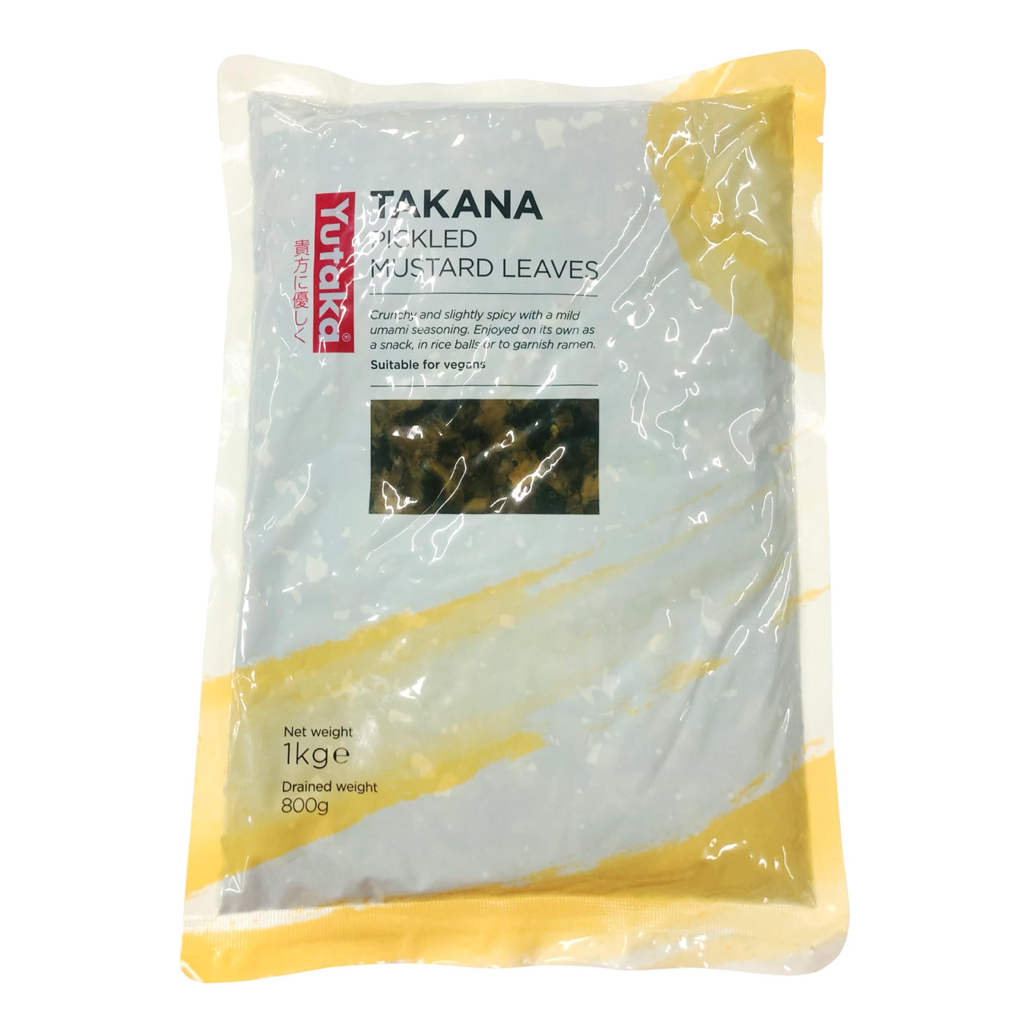 Yutaka Takana Pickled Mustard Leaf – Authentic Japanese Takana-Zuke – 5kg Bulk