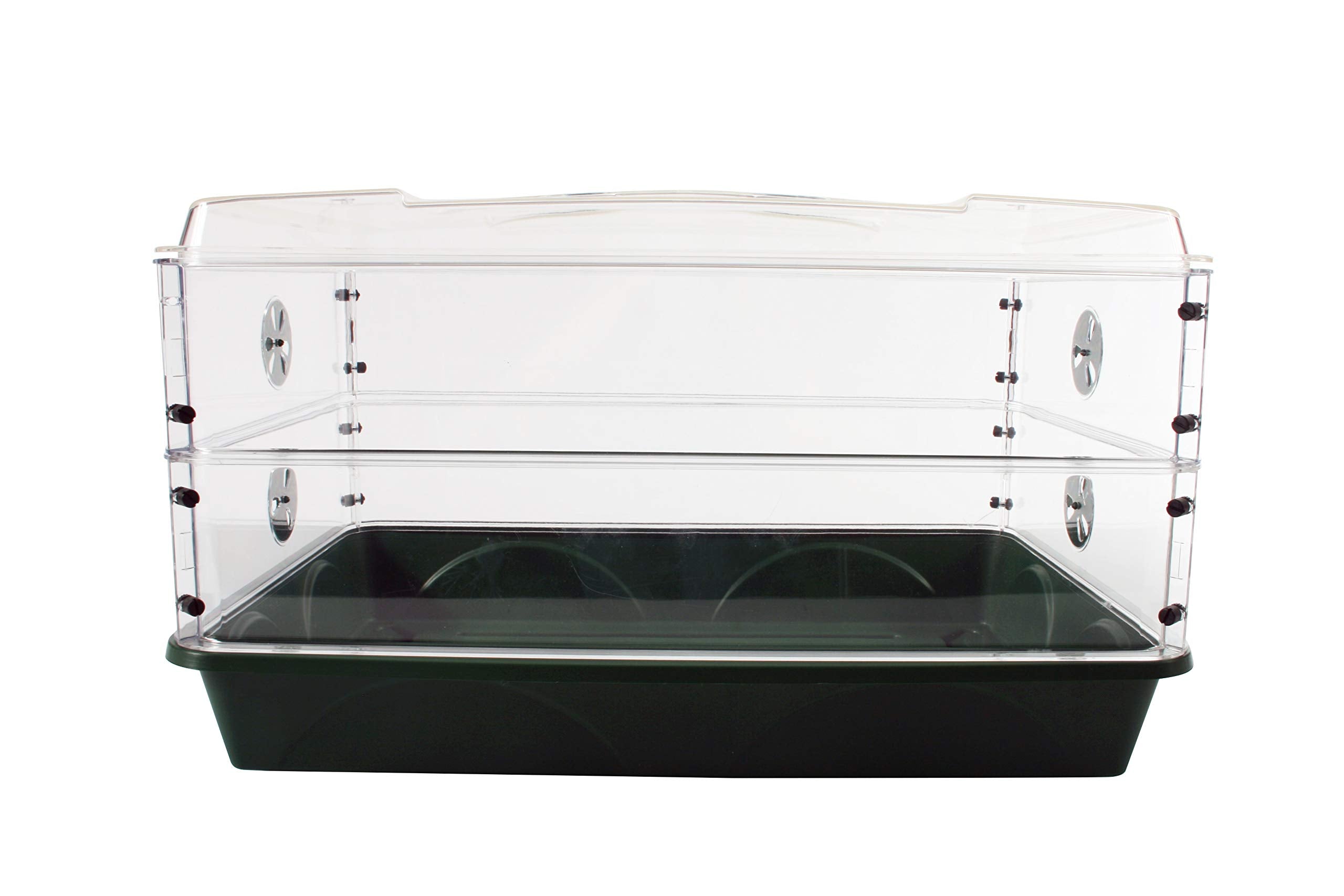 EarlyGrow Heavy Duty Seed Propagator – Domed Garden Tray with Extenders
