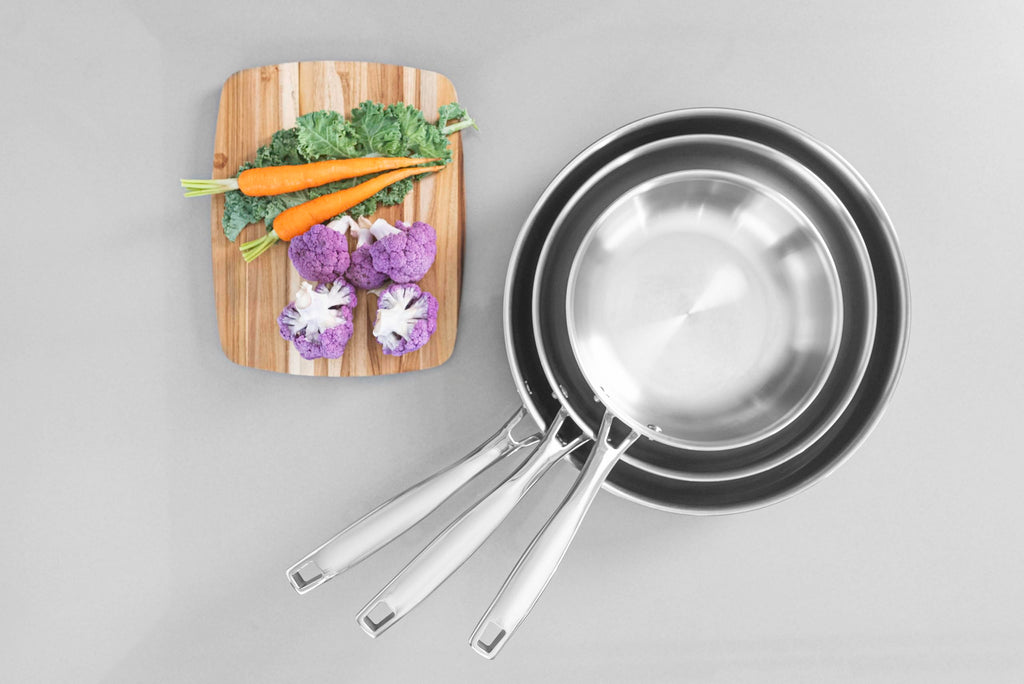 Tramontina Grano Stainless Steel Frying Pan | 20 cm Induction Cookware