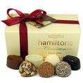 Hamiltons Belgian Chocolate Gift Box – 16 Handmade Truffles & Creams