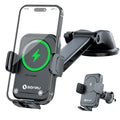 SONRU 15W Qi Wireless Car Charger – Auto Clamping Phone Holder Mount
