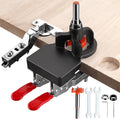 XUNTOP 35mm Concealed Hinge Jig | Aluminum Alloy Cabinet Hole Set