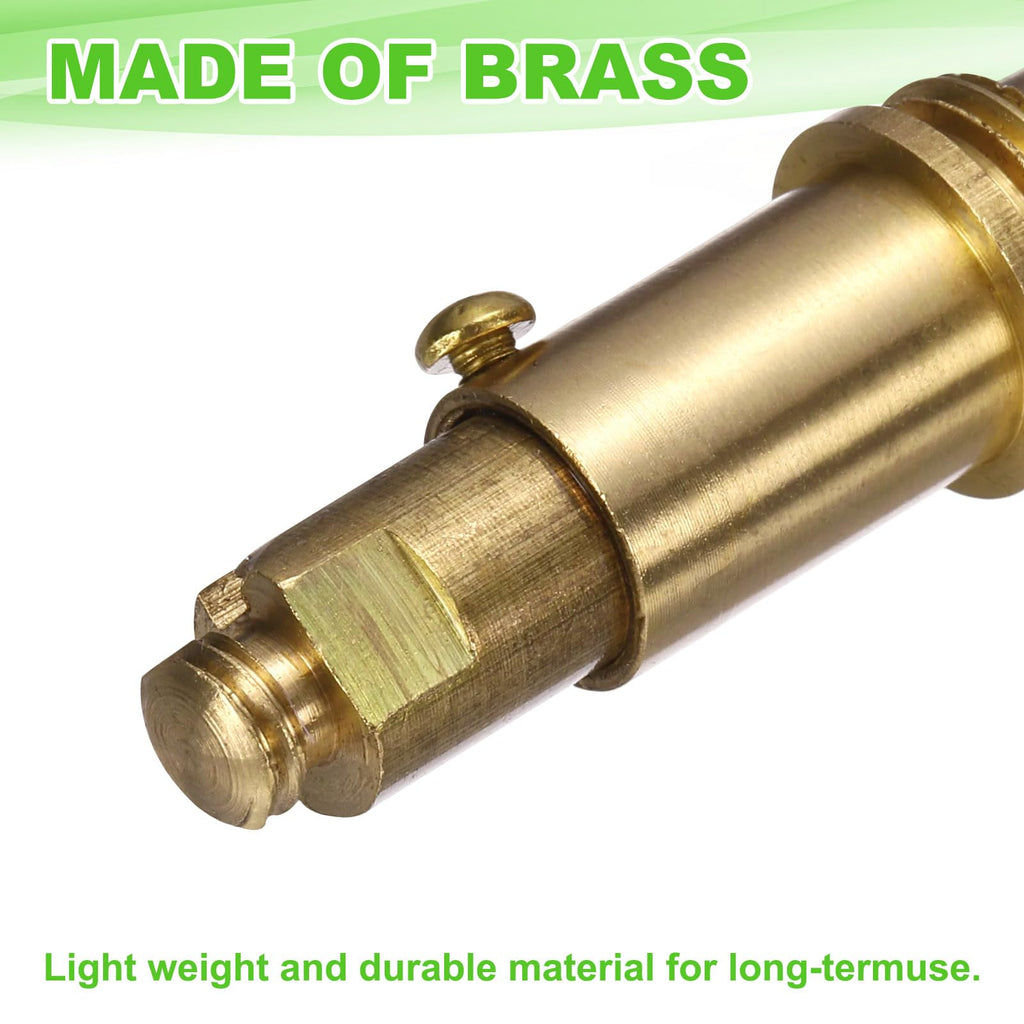sourcing map Basin Sink Clicker, Replacement Sink Basin Clicker Brass Push Spring Plug for Home Bathroom Bathtub Sinks Drain Stopper - image 3