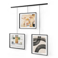 Umbra Exhibit Set of 3 Picture Frames - Black Metal Wall Gallery