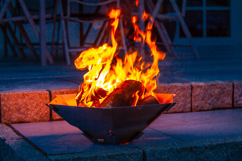 FENNEK Hexagon Portable Stainless Steel Fire Pit for Camping