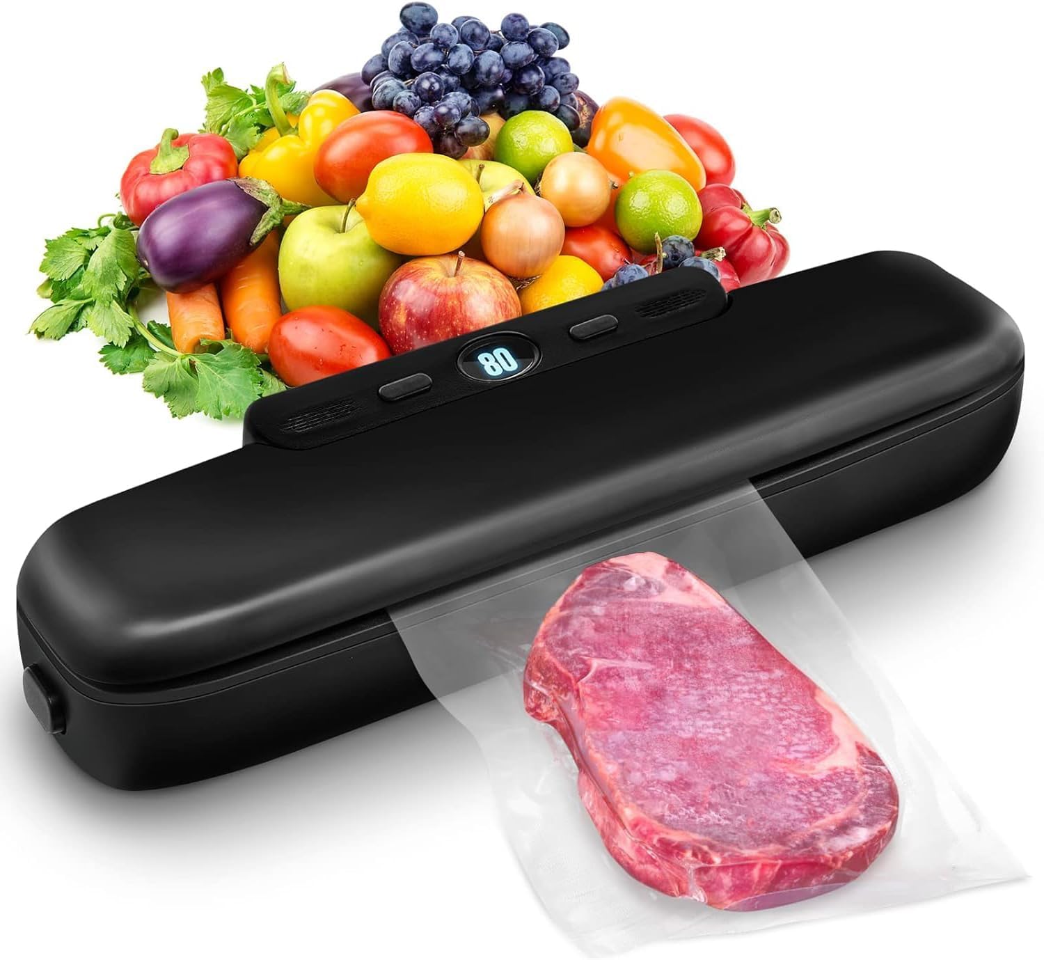 MeteMake Automatic Vacuum Sealer Machine for Dry & Moist Food