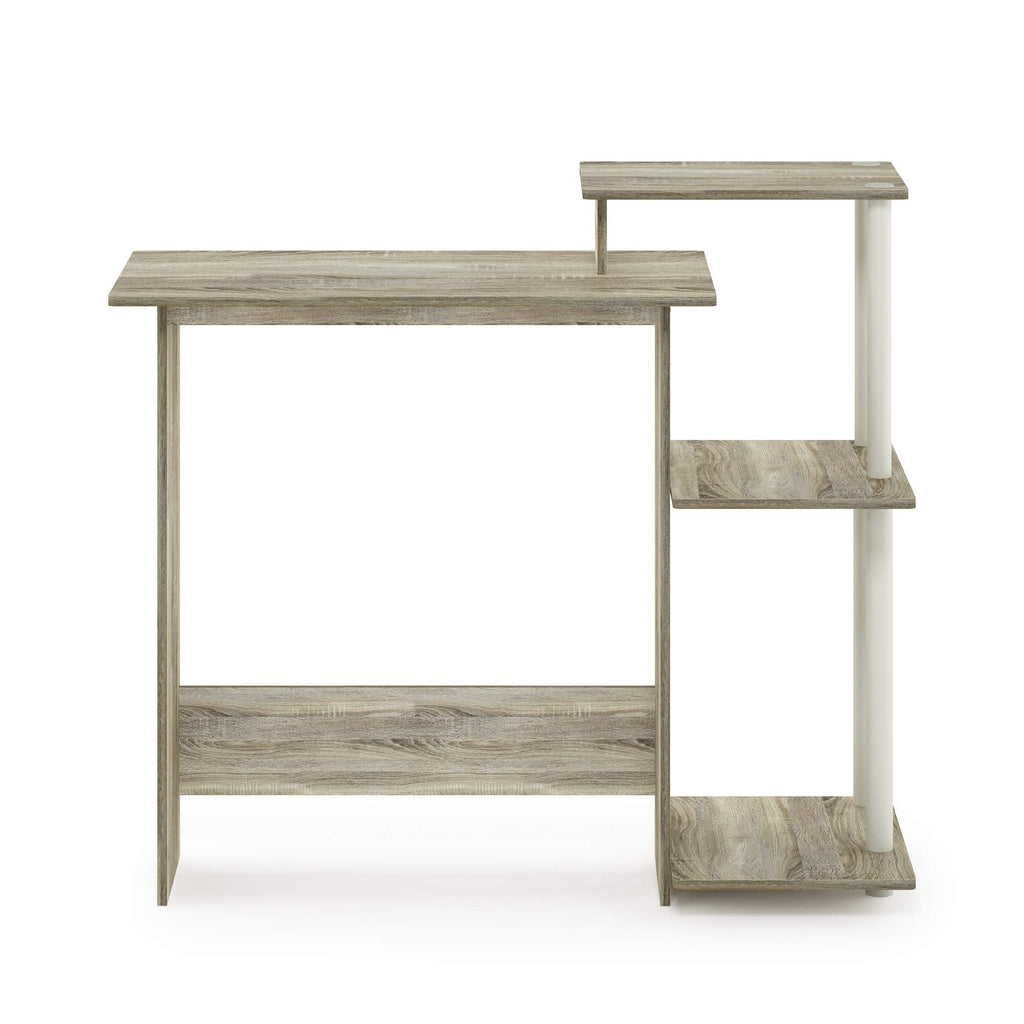 Furinno Efficient Home Laptop Computer Desk – Sonoma Oak/White
