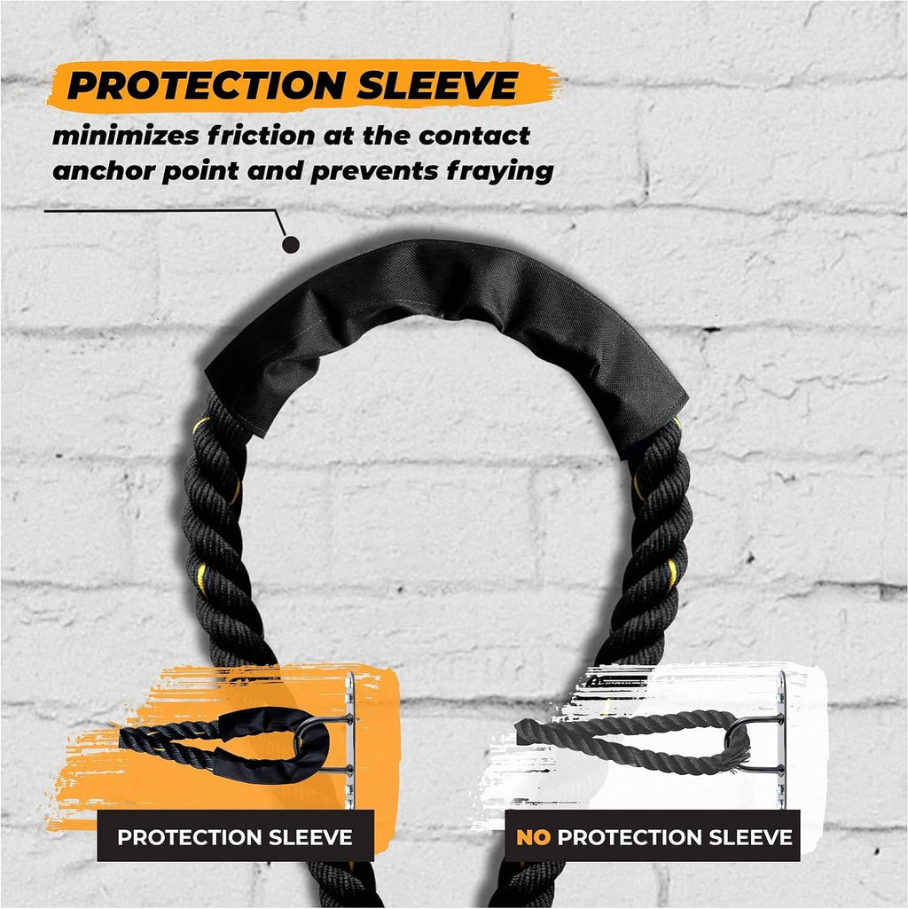Yes4All Battle Rope | 50mm x 9m Poly Dacron Training Exercise Rope