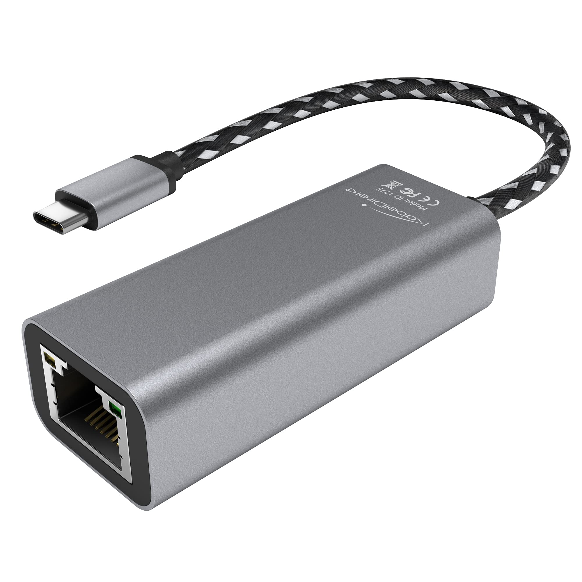 USB-C to Gigabit Ethernet Adapter – Metal RJ45 LAN Hub