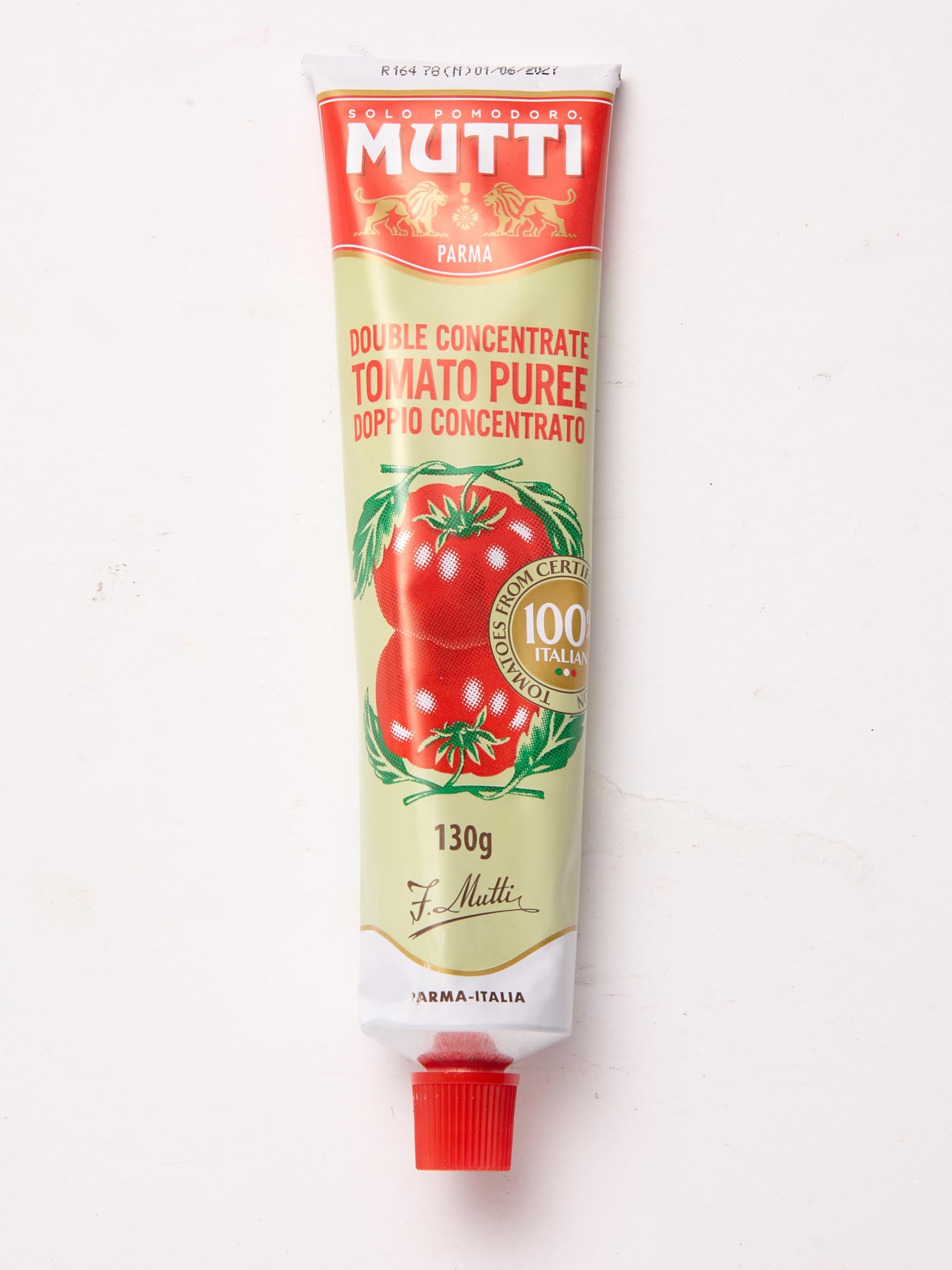 Mutti Double Concentrate Italian Tomato Puree - 130g (Pack of 24)