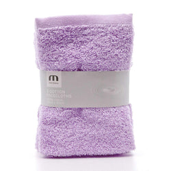Meridiana Super Soft 100% Cotton Family Washcloths, Lavender, 3 Pack - image 1