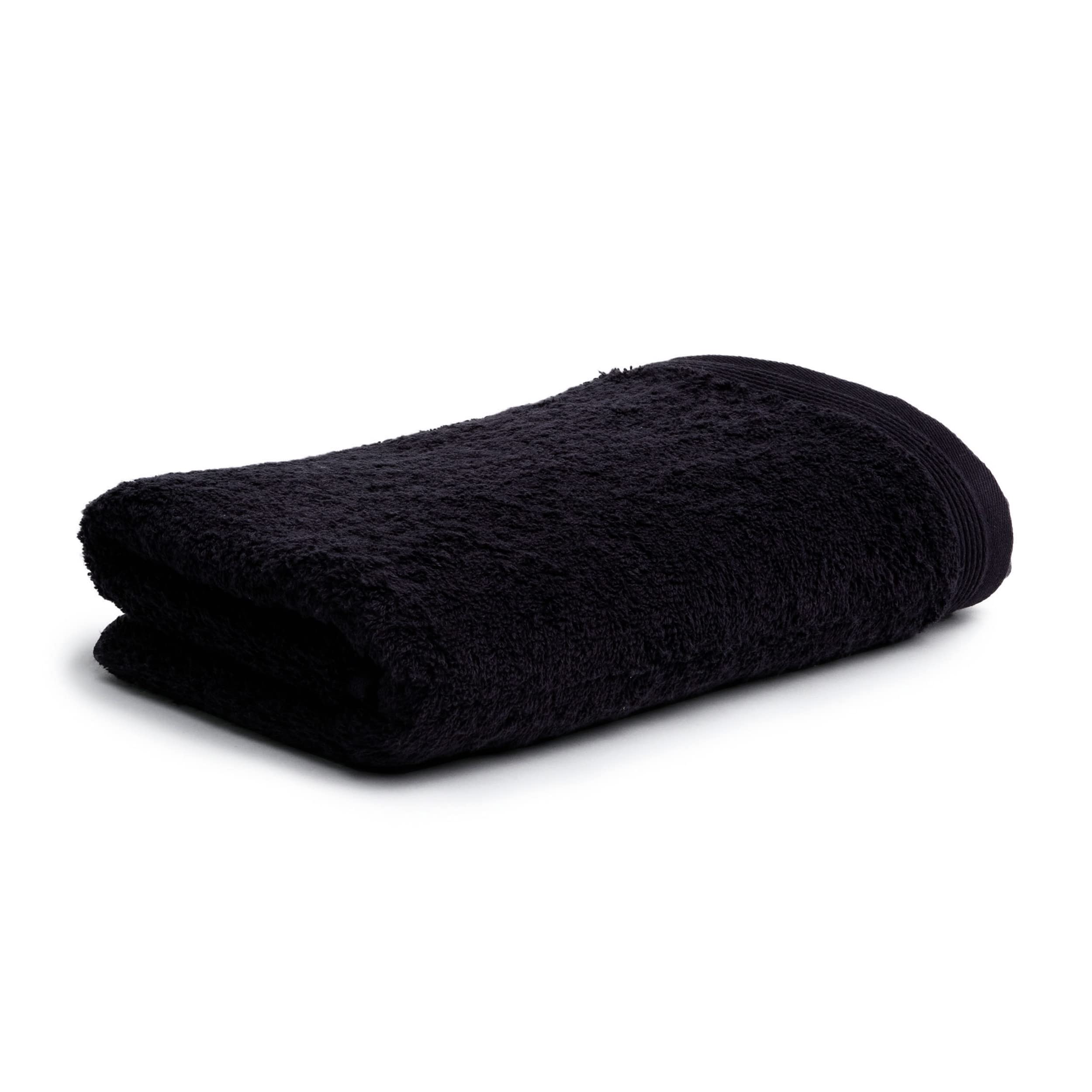 Möve Superwuschel Hand Towel – 100% Premium Cotton, Black (50 x 100 cm)