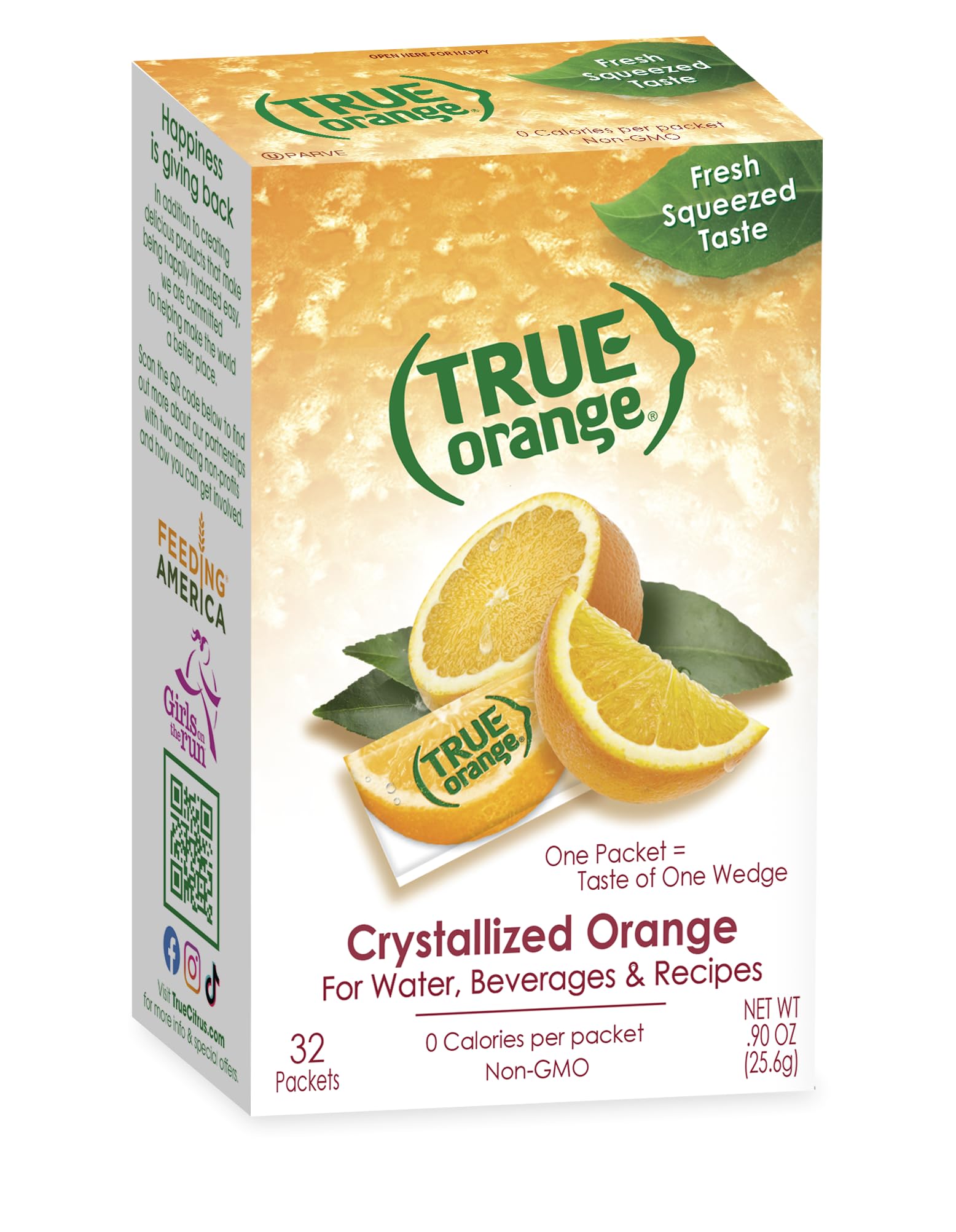 True Lemon True Orange Drink Mix – Natural Sugar Free Powder, 32 Count