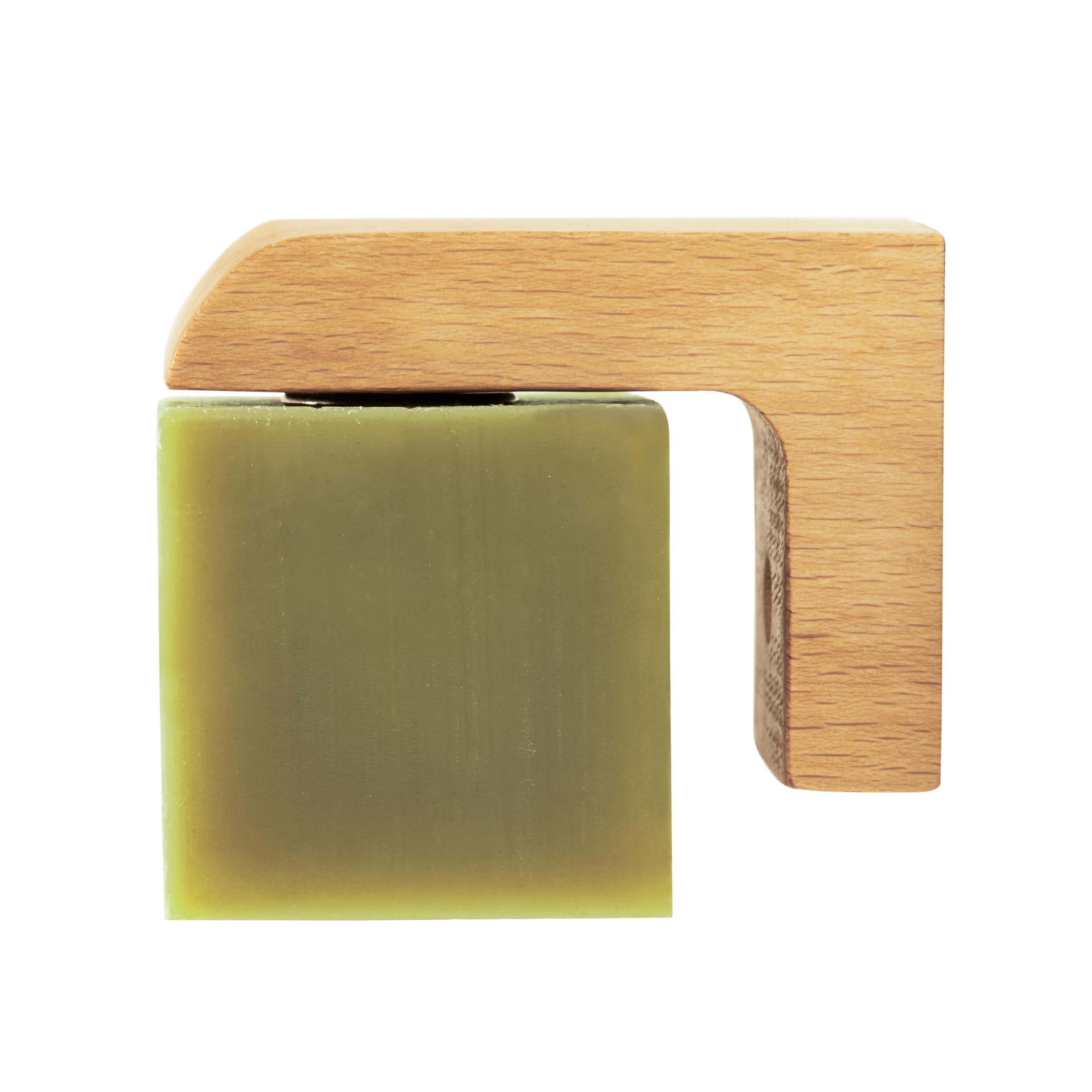 Beauty and the Bees Magnetic Soap Holder – Wooden In-Shower Soap Saver