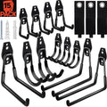 SBGGRL 15-Piece Heavy Duty Garage Storage Wall Hooks for Tools & Bikes