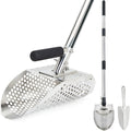 Stainless Steel Sand Scoop for Metal Detecting with Long Handle