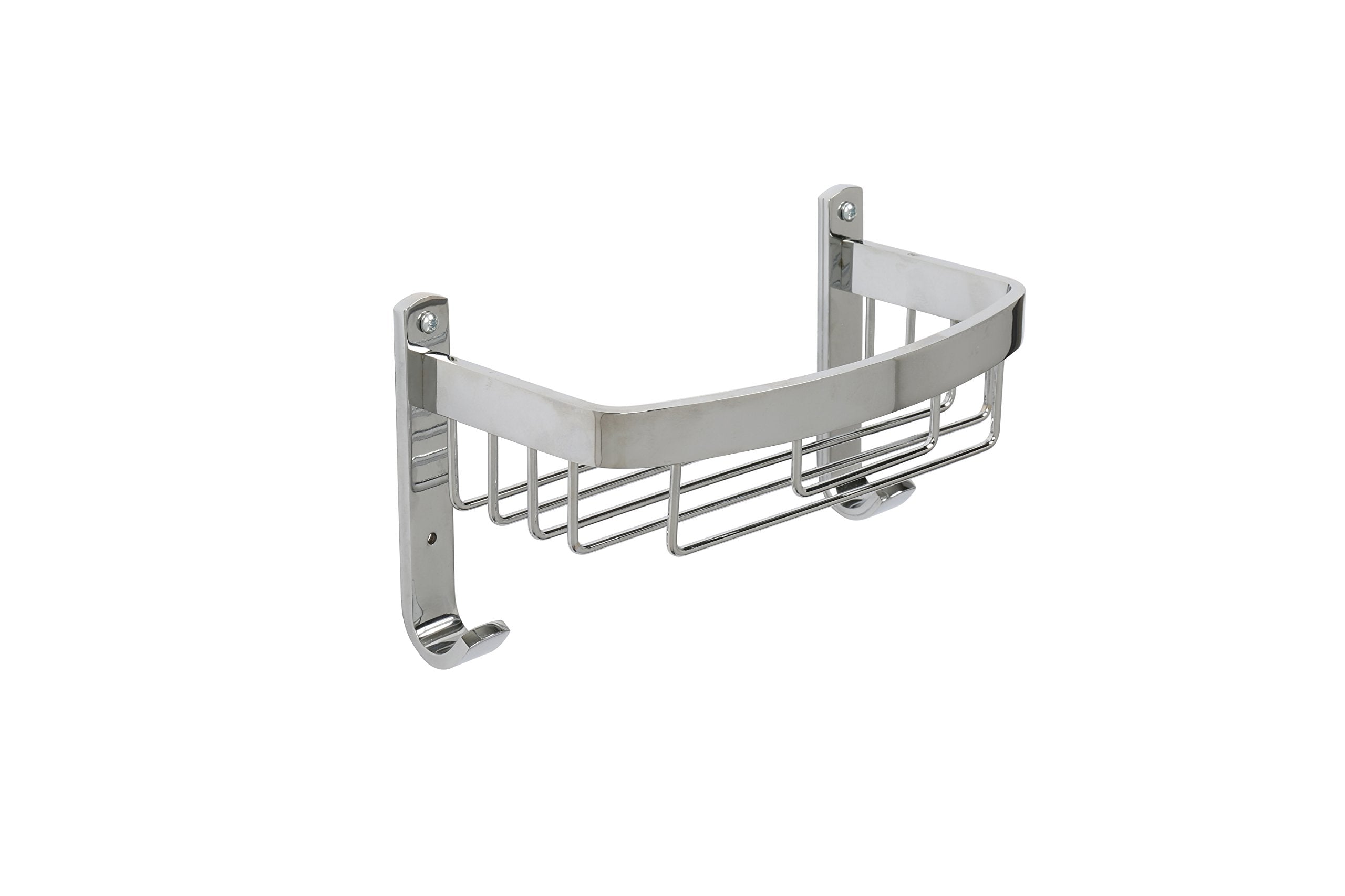 Croydex Large Shower Caddy – Rust-Free Chrome Aluminium Basket