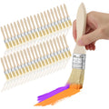 40-Pack 1-Inch Paint Brushes | Wooden Handle Varnish Set