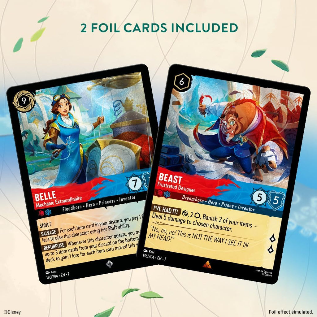 Disney Lorcana TCG: Set 7 Starter Deck - 60 Cards & Booster Pack