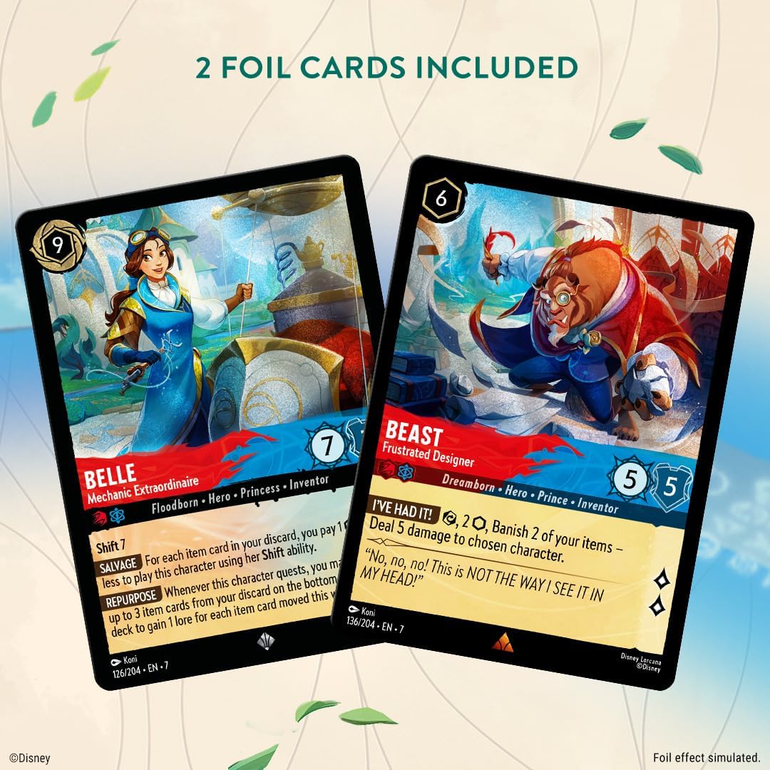 Disney Lorcana TCG: Set 7 Starter Deck - 60 Cards & Booster Pack