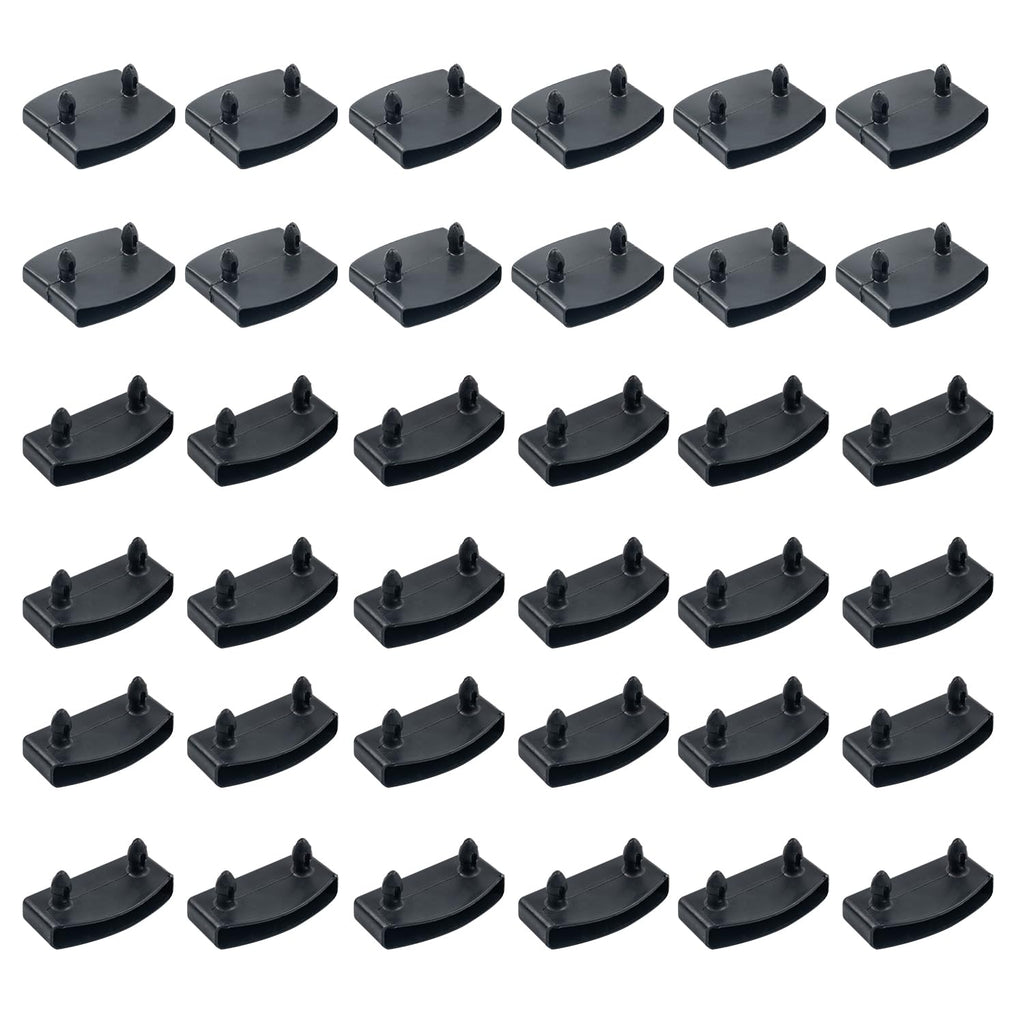 Sgehai 36 Pcs bed slat, replacement bed slat end clip,plastic bed slat holders caps 55mm,24 ends and 12 center,for double/single bed and king size - image 1