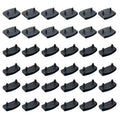 Sgehai 36 Pcs bed slat, replacement bed slat end clip,plastic bed slat holders caps 55mm,24 ends and 12 center,for double/single bed and king size - image 1