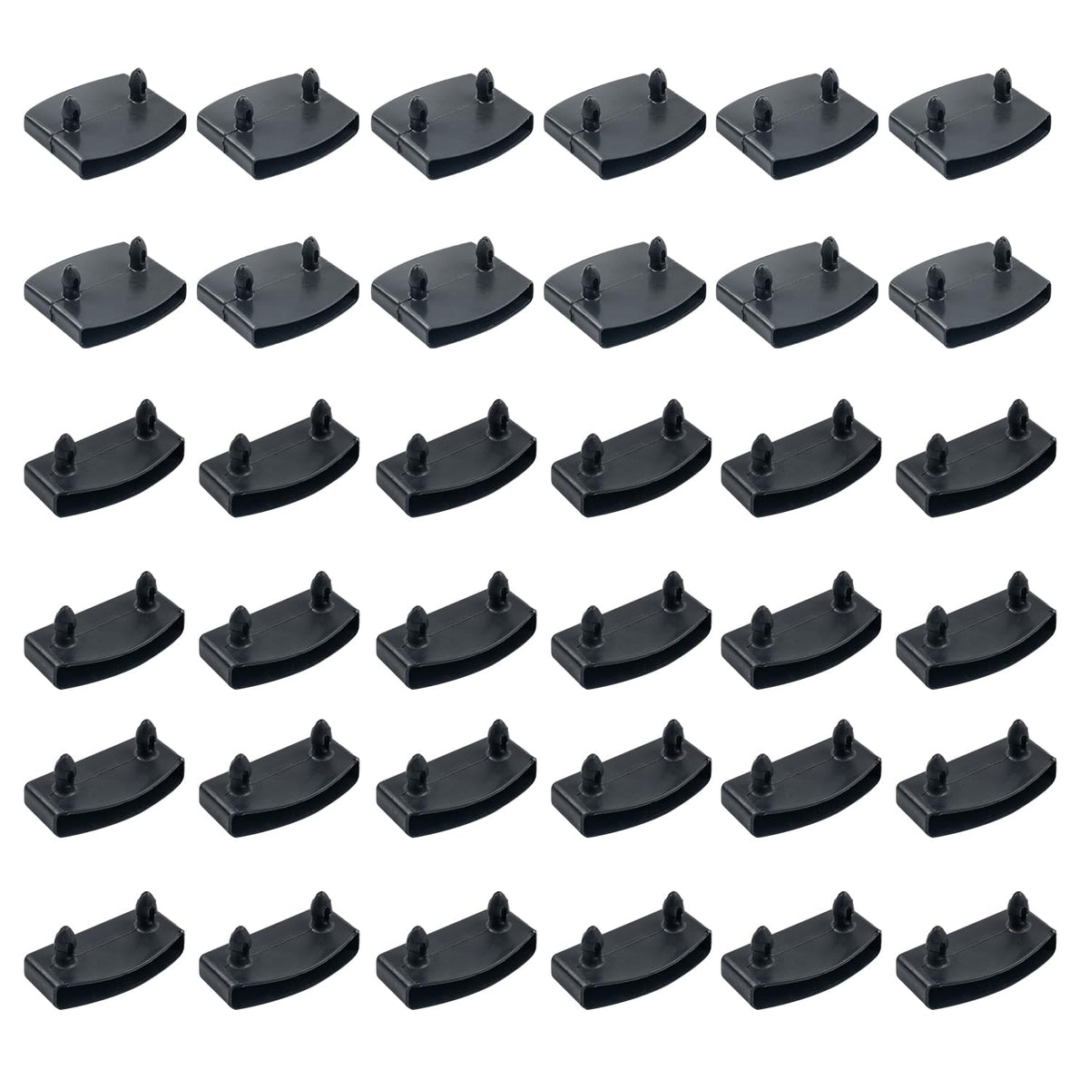Sgehai 36 Pcs bed slat, replacement bed slat end clip,plastic bed slat holders caps 55mm,24 ends and 12 center,for double/single bed and king size - image 1