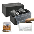 Clear Ice Cube Maker – 2 Inch Large Square Molds for Whiskey