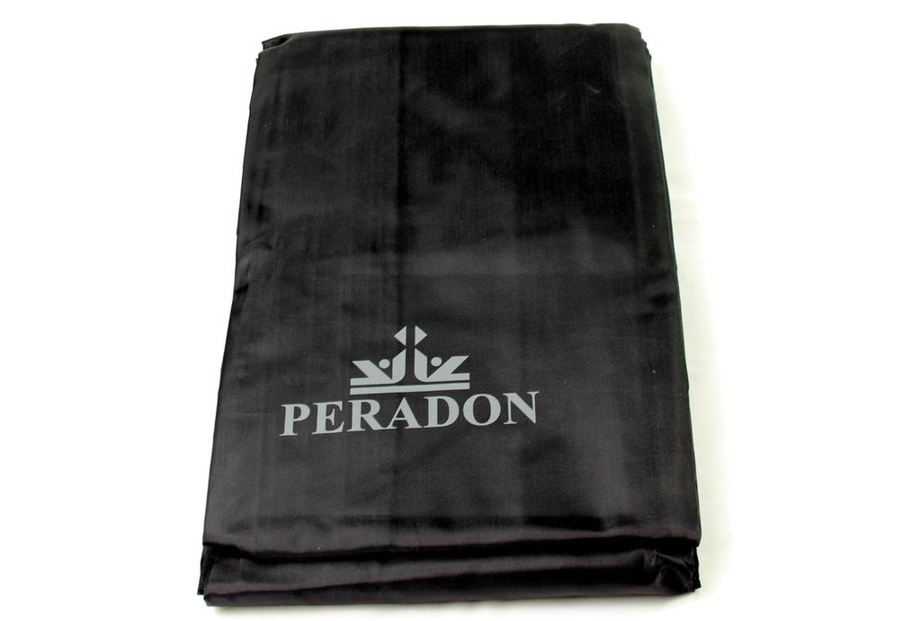 Peradon 12ft Snooker Table Dust Cover – Fitted Black Furniture Protector