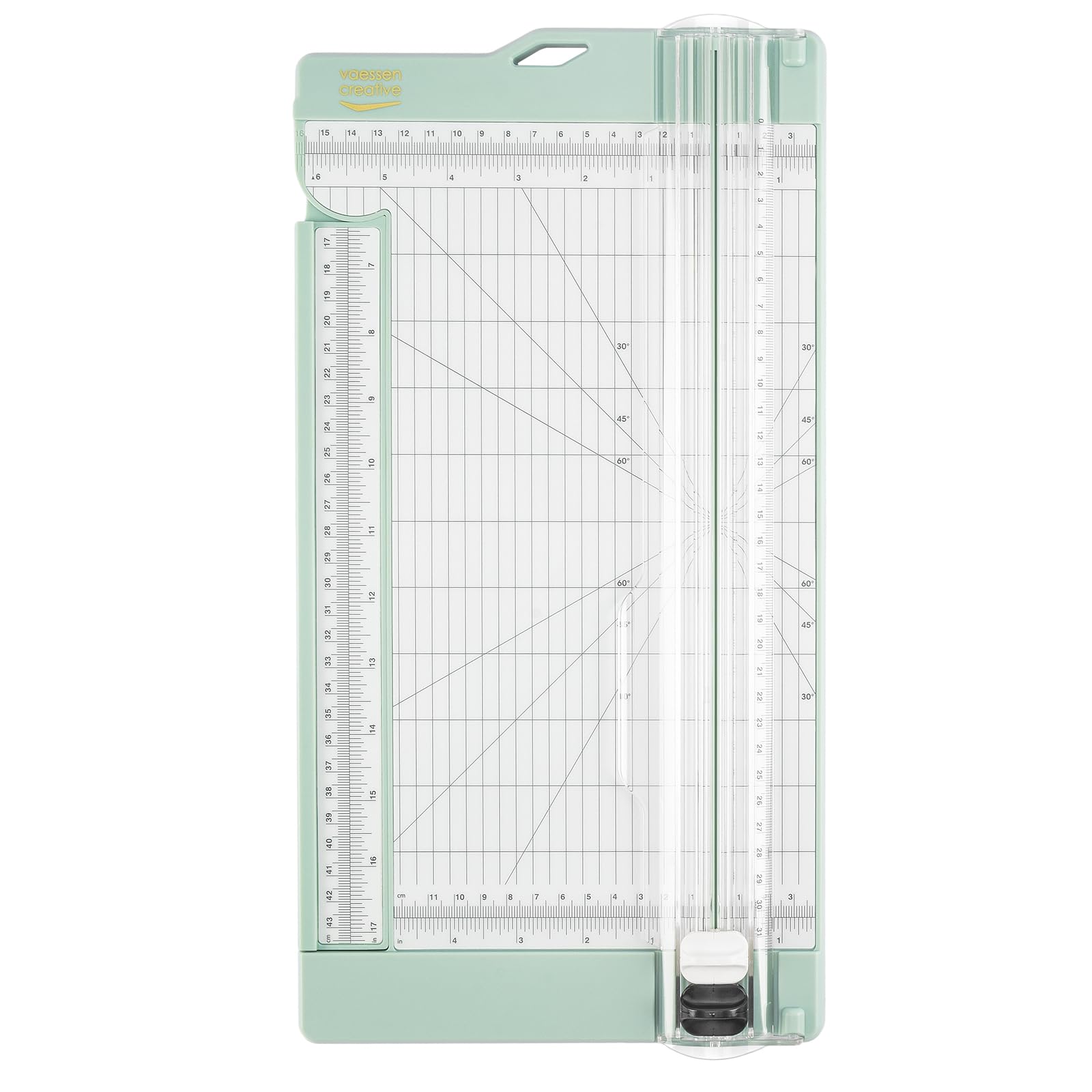 Vaessen Creative Paper Trimmer and Scoring Board - 6 Inch Mint Green